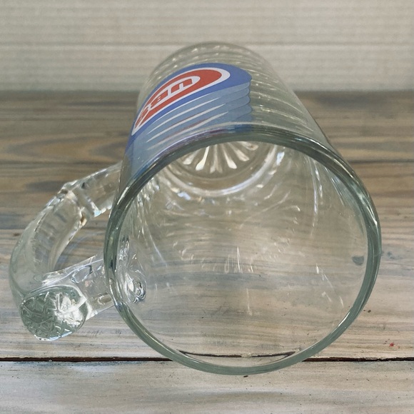 Chicago Cubs MLB Baseball Clear Glass Mug Stein with Emblem 12 oz - Picture 8 of 10